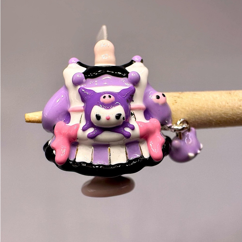 Hello Kitty Kuromi Baku Lolita Fashion Kawaii theme charm bead handmade Sanrio